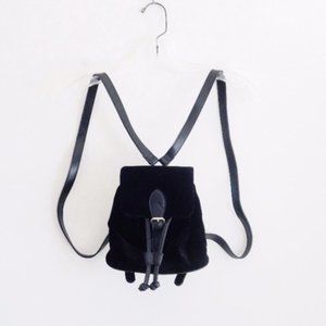 gap mini velvet backpack 90s 1990s clueless
